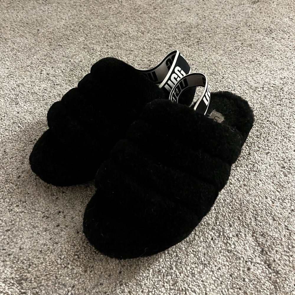 UGG Black Slippers